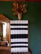 Dywanik, bieżnik tkany na krosnach 