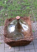 Gąsior na wino balon retro vintage PRL