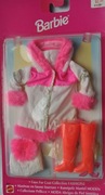 Ubranko dla lalki BARBIE FAUX FUR COAT COLLECTION
