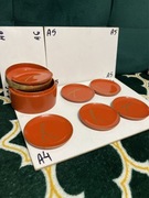 spodki miseczki japonskie aizu-nuri vintage 