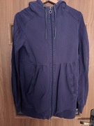Bluza damska rozpinana z kapturem kolor fioletowy rozmiar 40