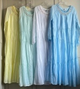 Naturalna, perłowa jak tencel sukienka hit kolory