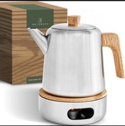 WALDWERK Dzbanek Do Herbaty Z Podgrzewaczem 1,1L Stal Nierdzewna 304