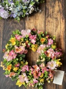 Wianek wiosenny całoroczny stroik na drzwi stół 