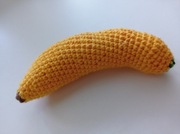 Warzywa i owoce na szydełku Amigurumi- banan