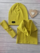 Komplet żółty z opaska 50-52