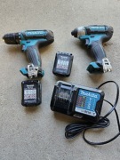 Makita df331D TD110D 2x aku ładowarka 
