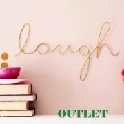 Napis ozdobny dekoracja ścienna złoty 3d dream