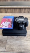 PlayStation 4 Slim 1TB + DualShock 4 + Ładowarka do padów + Gry