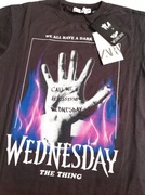 Zara koszulka longsleeve Wednesday Addams 9 10 lat