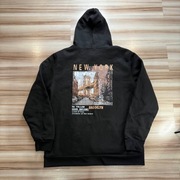 Bluza oversize z kapturem "new york" - bardzo dobry stan