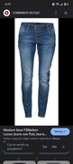Pulz Jeans W29/L32 Maiken Loose Jeans.Medium blue.