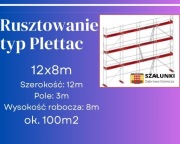 Rusztowanie typ Plettac zestaw 100m2 elewacja podest ocieplenie rama