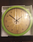 Zegar ścienny zielony