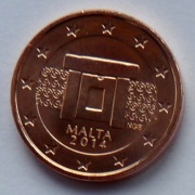 MALTA 2014 1 CENT UNC !!!!!!!!!!