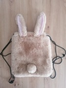 torba / plecak futrzana królik 