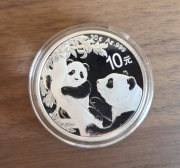 Chińska Panda 2021 1oz srebro, stan idealny