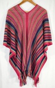 MISSONI multicolor, piękne PONCHO - SZAL
