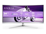 Nowy Monitor Philips Evnia 34M2C8600/00 QD OLED Biały 175Hz AmbiGlow