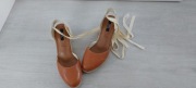 Buty sandały na koturnie brąz r. 41