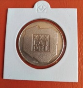 Srebrna moneta PRL mapka XXXLECIE