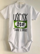 Body śmieszne 74 bawełna humor chłopiec dziewczynk