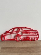 Dekoracja Ścienna Alfa Romeo Gulia Sylwetka Samochodu Ozdoba Na Ścianę 