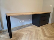 Biurko loftowe duże z szufladami