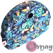 Granatowy organizer do Obag MOON LIGHT ML tukany lazur 2 kieszenie OMAY