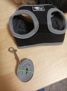 Szelki dla małego psa ze smyczą plus laser 