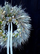 Wianek naturalny, rustykalny, boho, dekoracja drzwi i ściany