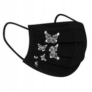 MASECZKI JEDNORAZOWE 3W CE CZARNA MOTYLKI