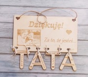 Prezent na Dzień Ojca, taty, tabliczka! 