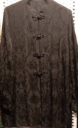 186. Chińska bluzka -kaftan z jedwabiu,rozm.XL.