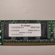 Pamięć RAM Infineon 256MB 32mx64 SDRAM PC3200U-30330-A0