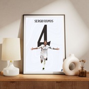Sergio Ramos - plakat A3 - Real Madryt