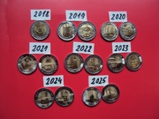 Zestaw monet 5zł 15szt jak na foto