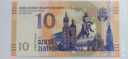 10 złotych 2017 Królewskie Miasto Kraków UNC