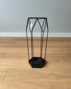 Nowoczesny stojak na parasole – czarny