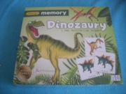 Dinozaury i inne prehistoryczne potwory gra układanka puzzle memory