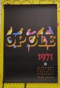 Oryginalny plakat IX Festiwal Piosenki OPOLE 1971
