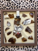 Broken bottle resin art rozbita butelka