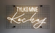 Napis LED - Tylko mnie kochaj
