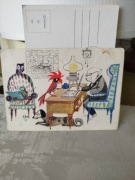 Pocztówka z serii,,Dr Dolittle i jego zwierzęta "1967 r
