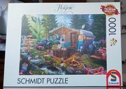 Puzzle 1000 el. Schmidt, " Przyczepa kempingowa " .