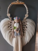 Duży Anioł, pamiątka,  I Komunia, 36 cm x 76 cm