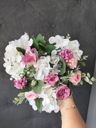 Stroik, serce z kwiatów na cmentarz 