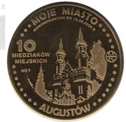 10 miedziaków miejskich - Augustów