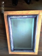 Stare lustro - fazowane szkło