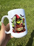 Kubek biały 450 ml grinch halloween